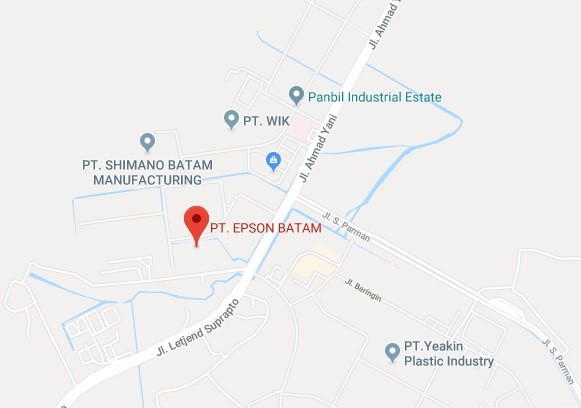Lokasi PT Epson Batam