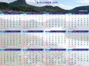 kalender 2019 tambelan